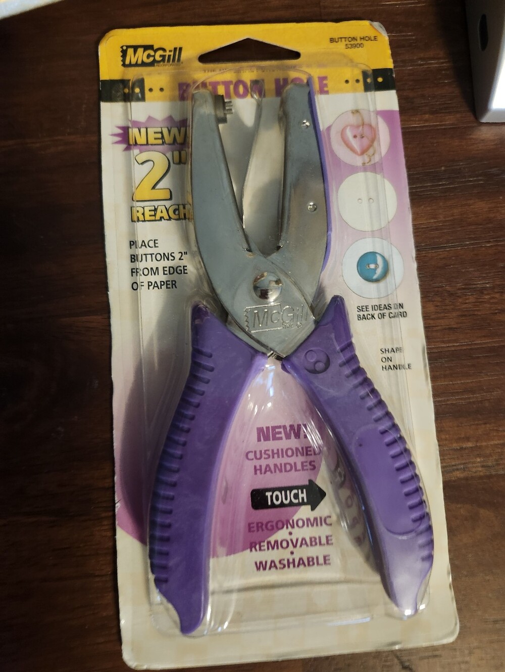 McGill Button Hole Punch 2" Reach New